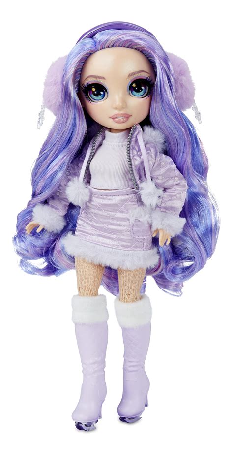 Rainbow High Winter Break Violet Willow Fashion Doll Playset With 2