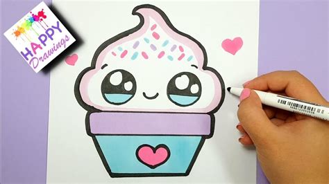 How To Draw A Cute And Yummy Sunday Ice Cream Super Easy