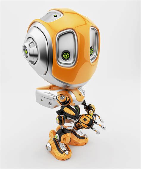 Orange Robot Bee