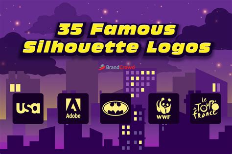 35 Famous Silhouette Logos Brandcrowd Blog