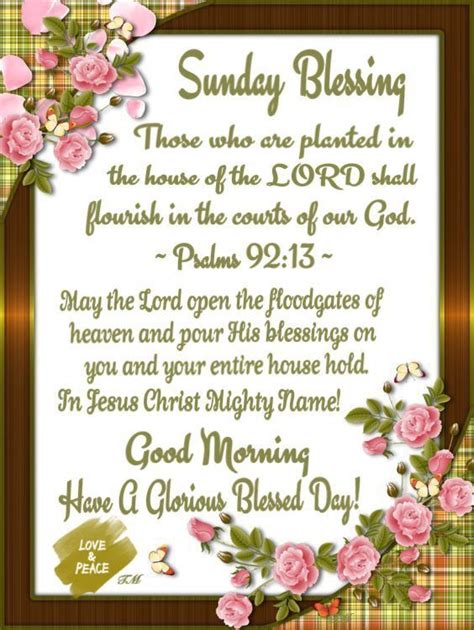 Inspirational Sunday Morning Blessings Quotes Morning Walls