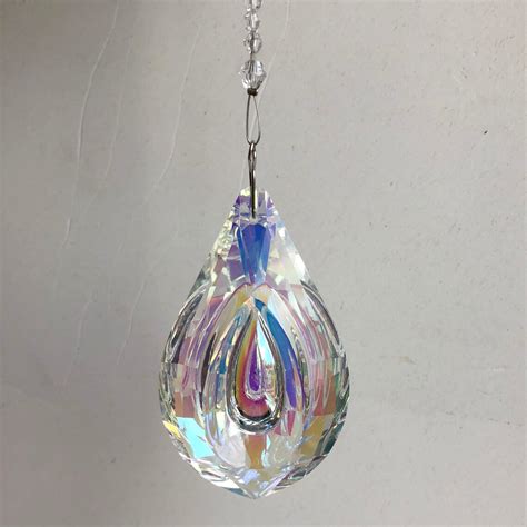 Prism Suncatcher Hanging Window Crystalsrainbow Light Etsy