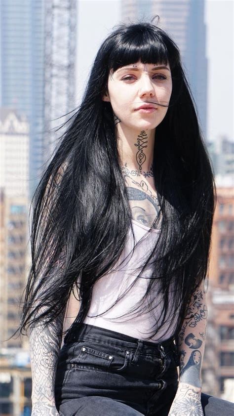 black hair bangs long black hair dark hair grace neutral goth hair grunge hair grunge goth