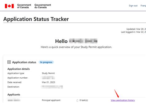 Application Status Tracker Biometrics In Progress Canada