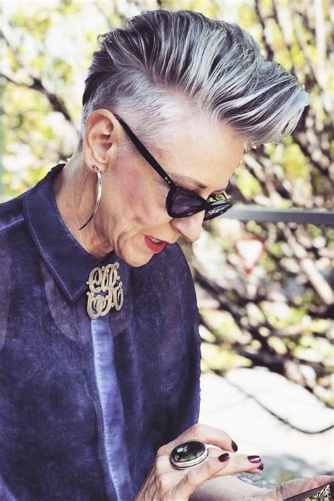 Short hair is a popular choice for older women because as we age our hair becomes thinner and it is harder to maintain a healthy length. 2019 - 2020 Short Hairstyles for Women Over 50 That Are ...