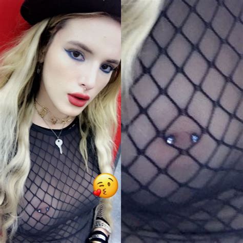Bella Thorne Nipple Piercing Steal Her Style