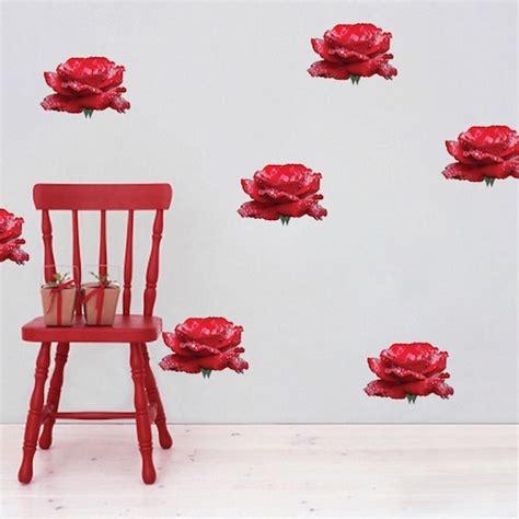 Rose Heads Wall Mural Decal Beautiful Wall Decal Murals Primedecals