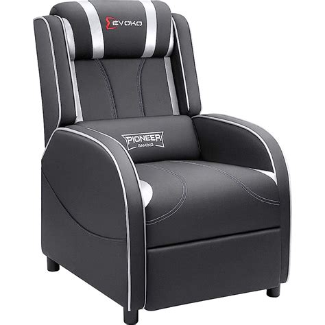 25mo Finance Devoko Massage Gaming Recliner Chair Pu Leather Home Theater Seating Single