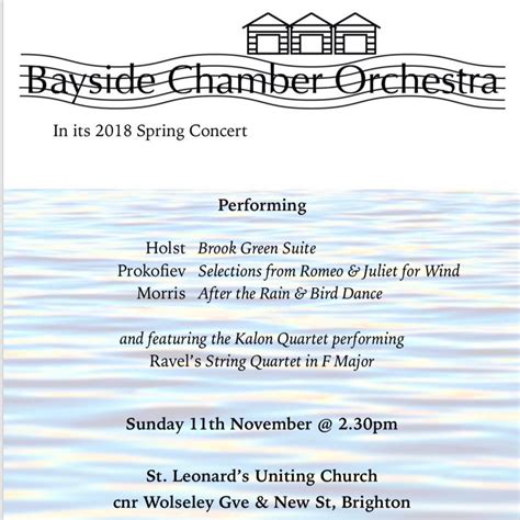Bayside Chamber Orchestra Home Facebook