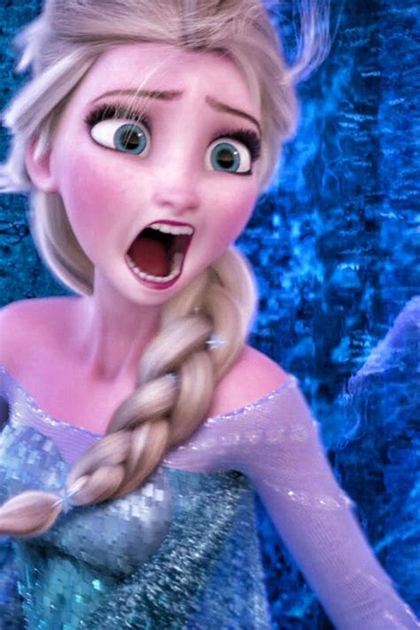 you re not safe here queen elsa actually i think this is when she is saying anna