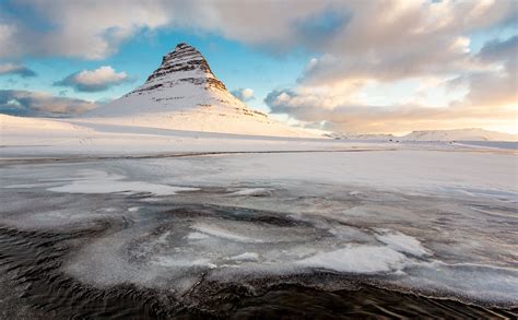 Iceland Mountains Mount Kirkjufell One Of The Most Famous Mountains