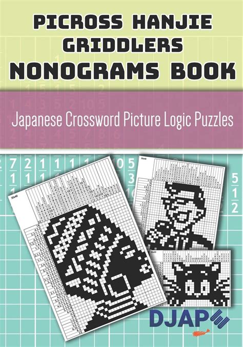 picross hanjie griddlers nonograms book japanese crossword picture logic puzzles 1 picross