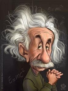 Albert Einstein by rethish ravi | Caricature