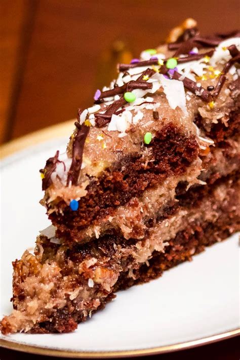 Homemade german chocolate cake #recipe ever! Best homemade German's Chocolate Cake that you will fall ...