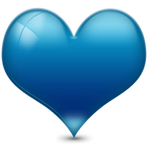 Heart Blue Computer Icons Clip Art Blue Heart Icon Png Png Download