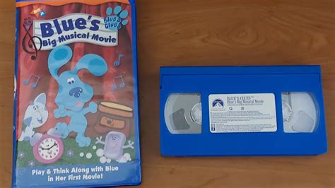 Closing Of Blues Clues Blues Big Musical Movie Vhs From 2000 Youtube