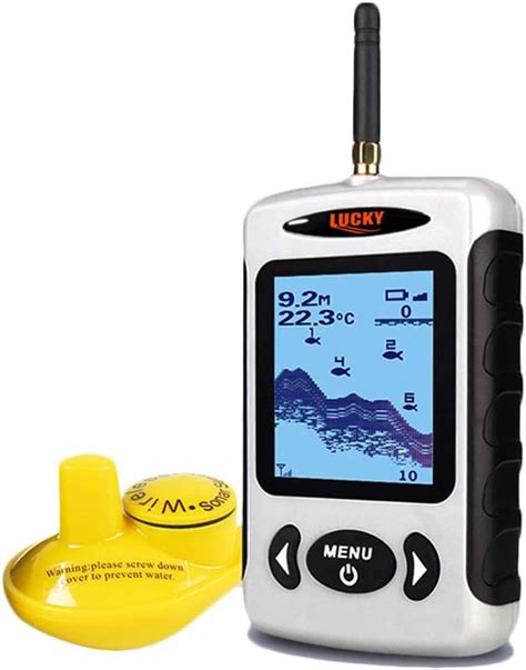 Lucky Wireless Fish Finder Sonar Sensor Portable Sonar Fishfinder Lcd