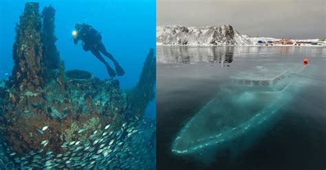 20 Images Of Sunken Ships Buried In The Deep Sea