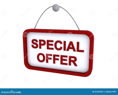 Special Offer Sign Stock Photography Image 25182392