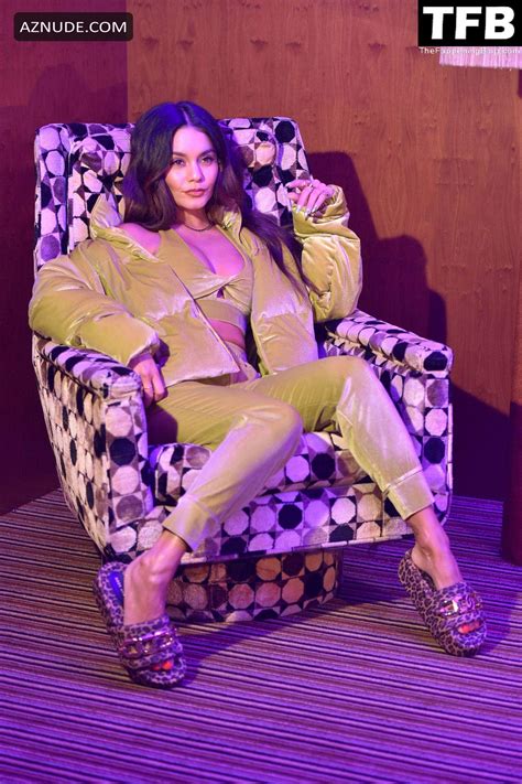 Vanessa Hudgens Does Sexy Poses For Fabletics Velour Campaign Fallwinter 2021 Aznude