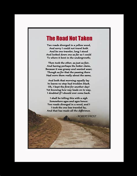 The Road Not Be Taken