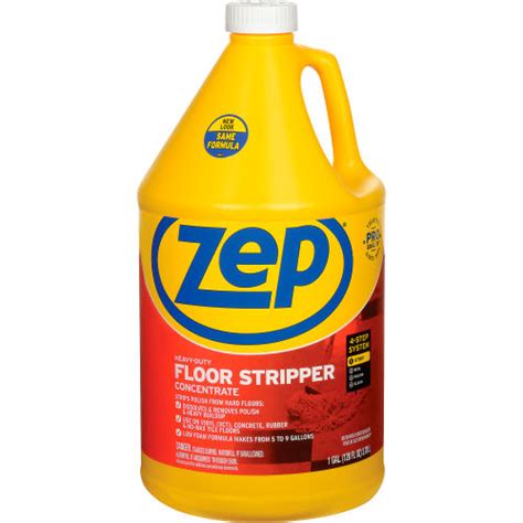 Zep Heavy Duty Floor Stripper Concentrate Gallon Bottle 4 Bottles