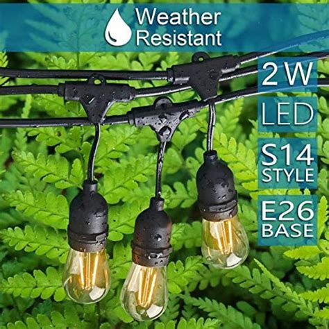 Wholesale Banord 2 Pack 48ft Led Outdoor String Lights Commercial