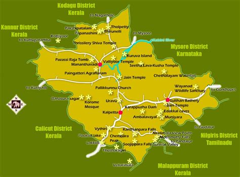 The kerala editable map combines kerala location map, outline map, region map and. Wayanad District of Kerala- Wayanad District Guide Maps Facts Kerala