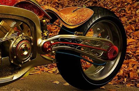 Seraphim Golden Motorcycle By Mikael Lugnegard Motorcycle