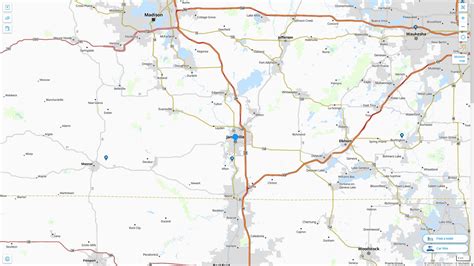 Janesville Wisconsin Map