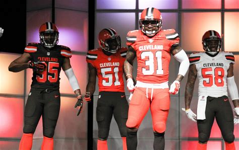 Cleveland Browns Reveal New Uniforms Live Updates
