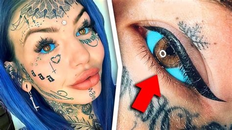 The Girl Who Tattooed Her Eyes Got Blind And Didnt Regret It Youtube