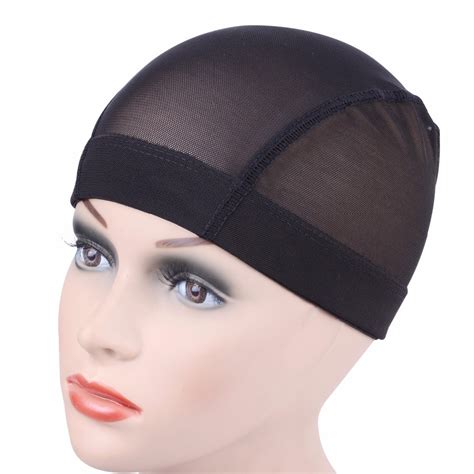 6 Pcslot Black Dome Cornrow Wig Caps Easier Sew In Hair