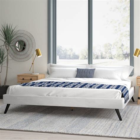 5 out of 5 stars with 28 ratings. Caspian Upholstered Platform Bed in 2020 (With images ...