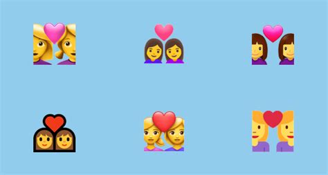 👩‍ ️‍👩 Couple With Heart Woman Woman Emoji