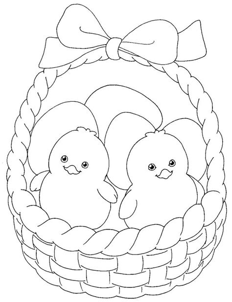 Easter Basket Coloring Pages Best Coloring Pages For Kids