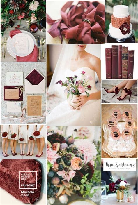Wedding Theme Burgundy Wedding Inspiration 2474814 Weddbook