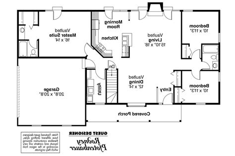 Ranch House Plans - Glenwood 42-015 - Associated Designs