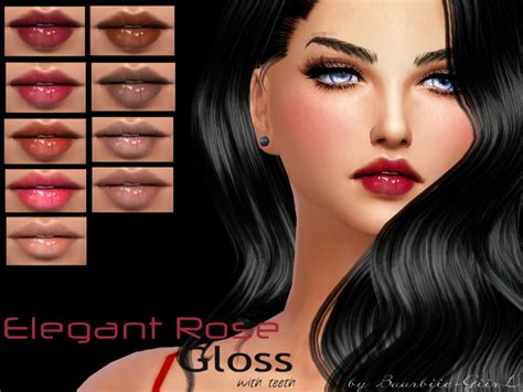 The Sims Resource Elegant Rose Gloss By Baarbiie Giirl Sims 4 Downloads