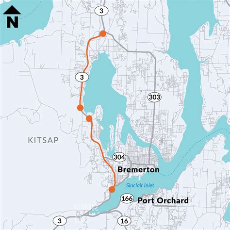 Kitsap County Map With Roads