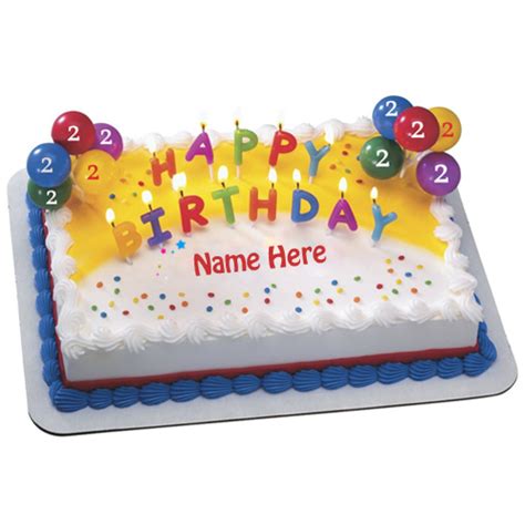 If you have a baby boy who is turning two this year, you can make his birthday exciting with a delicious theme cake. Happy 2nd Birthday Special Designer Cake With Name
