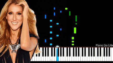 Céline Dion The Power Of Love Piano Tutorial Youtube