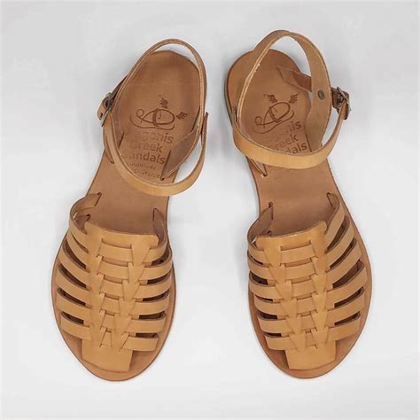 Women Lace Up Sandals Women Leather Sandals Gladiator Sandals