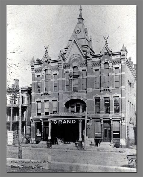 Grand Opera House 1882 1908 Burned 1912 Peoria Illinois Peoria