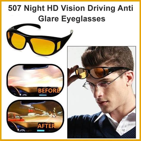 D Night Hd Vision Driving Anti Glare Eyeglasses At Rs Piece