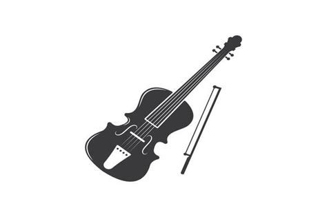 Biola Or Violin Icon Vector Illustration Graphic By Juliochaniago55