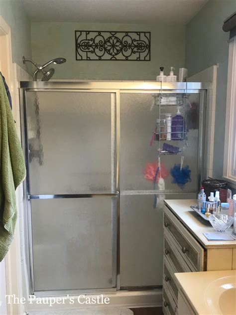 Don T Replace Restyle Your Old Shower Doors With Paint And Trim The