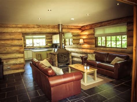 Riverside Log Cabin With Hot Tub In Rural Cumbria