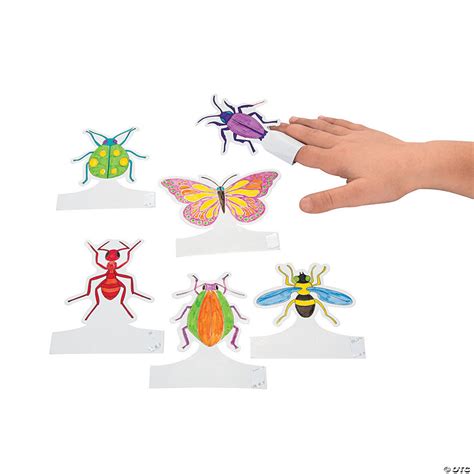Color Your Own Bugs Finger Puppets Discontinued