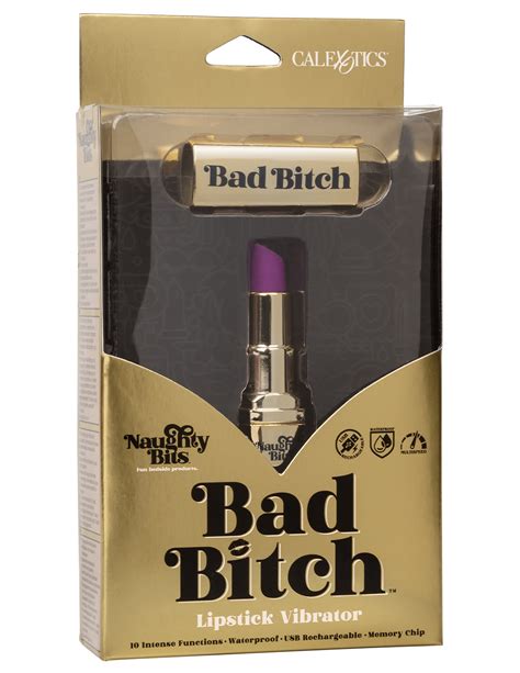 Naughty Bits Bad Bitch Lipstick Vibrator Sex Toys At Hustler Hollywood